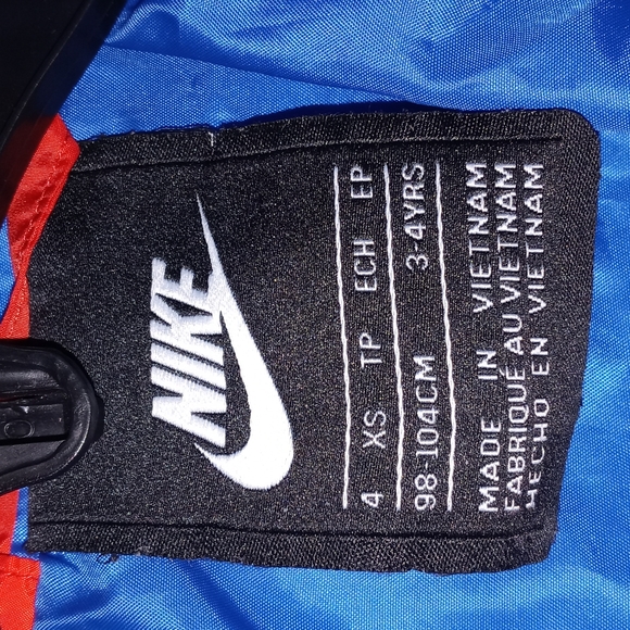 ReD/Blue "NIKE" Puffer jacket SIZE: XS kids @**SEE PICS** LIKE 🆕 *NO HOOD* - Picture 7 of 8